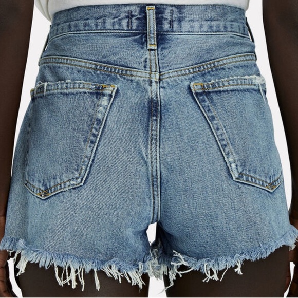 AGOLDE Parker Cut-Off Denim Shorts - swapmeat - Picture 3 of 8